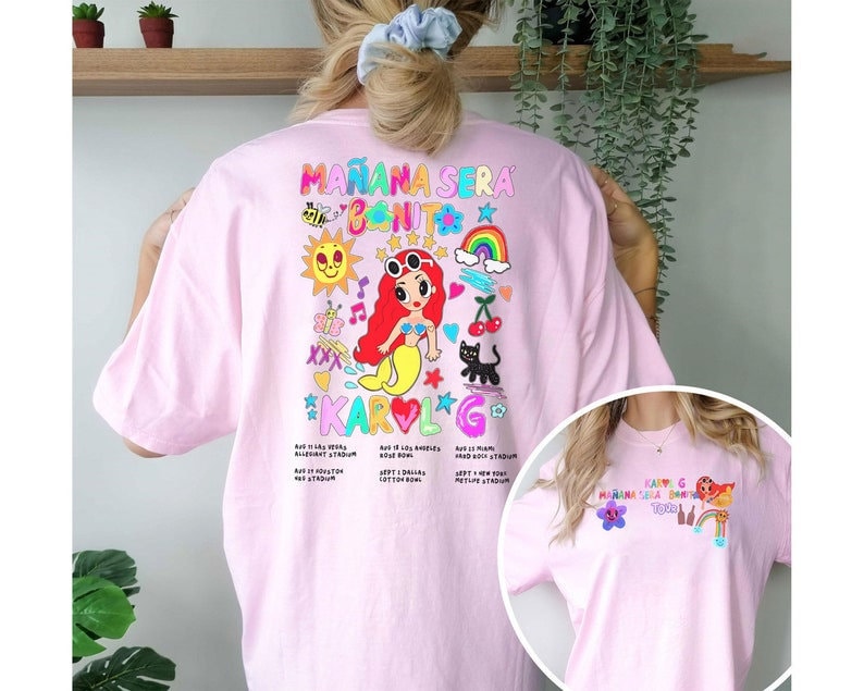 Maana Sera Bonito Shirt, Karol G Shirt, Manana Sera Bonito 2023 Tour Shirt, Karol G 2023 Concert Shirt