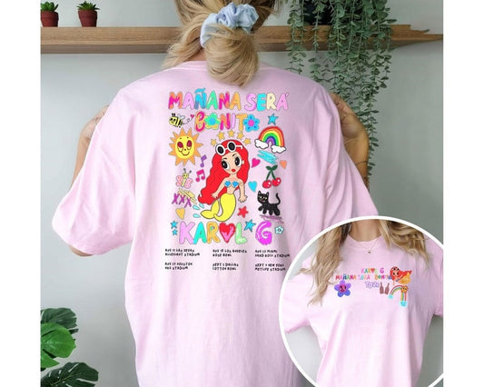 Maana Sera Bonito Shirt, Karol G Shirt, Manana Sera Bonito 2023 Tour Shirt, Karol G 2023 Concert Shirt