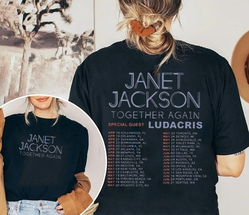 Janet Jackson Tour 2023 Shirt, Janet Jackson Shirt Fan Gifts, Janet Jackson Tour 2023 Shirt