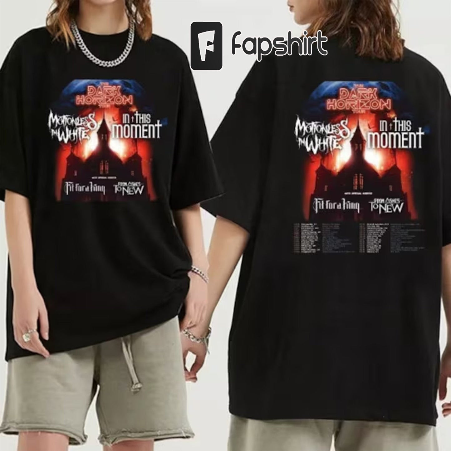 The Dark Horizon Co-headline Tour With In This Moment And Motionless In White Shirt