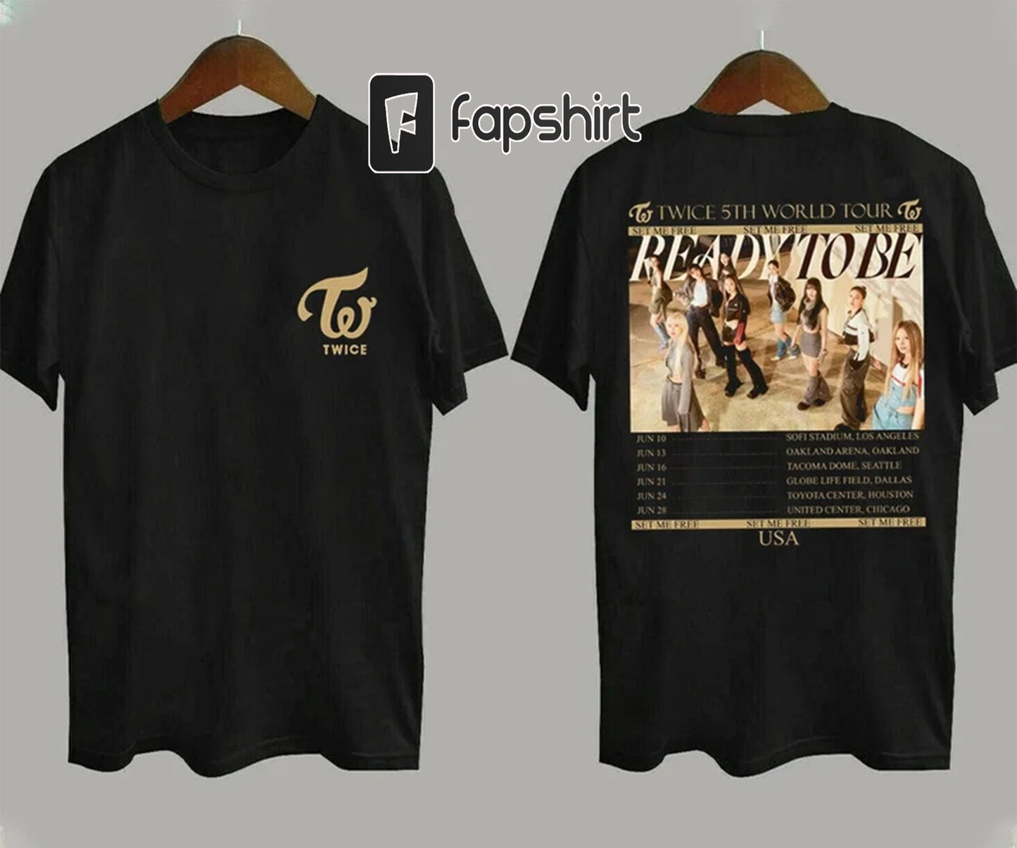 Twice 5th World Tour Shirt, Twice World Tour 2023 Sweatshirt, Ready To Be Twice Tour Shirt