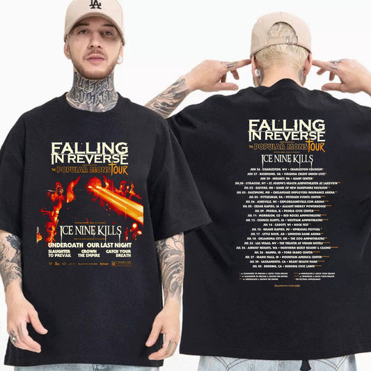 Falling In Reverse The Popular Mons Tour 2023 Shirt, Falling In Reverse Rock Band Fan Shirt