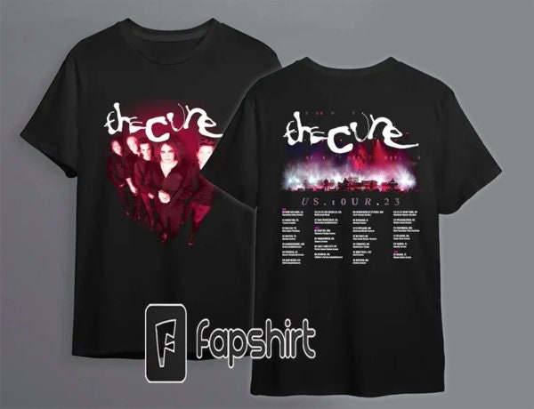 The Cure 2023 North American Tour Dates T-Shirt, The Cure Shows of a Lost World US Tour 2023