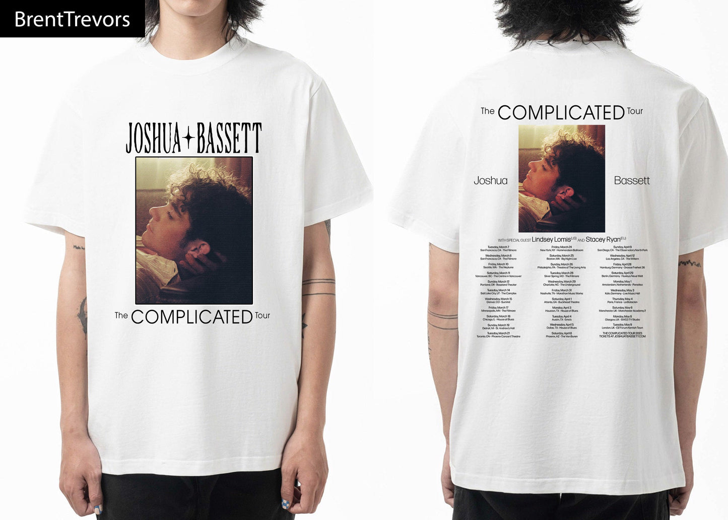 Joshua Bassett Shirt, Bassett The Complicated Tour 2023 T-shirt