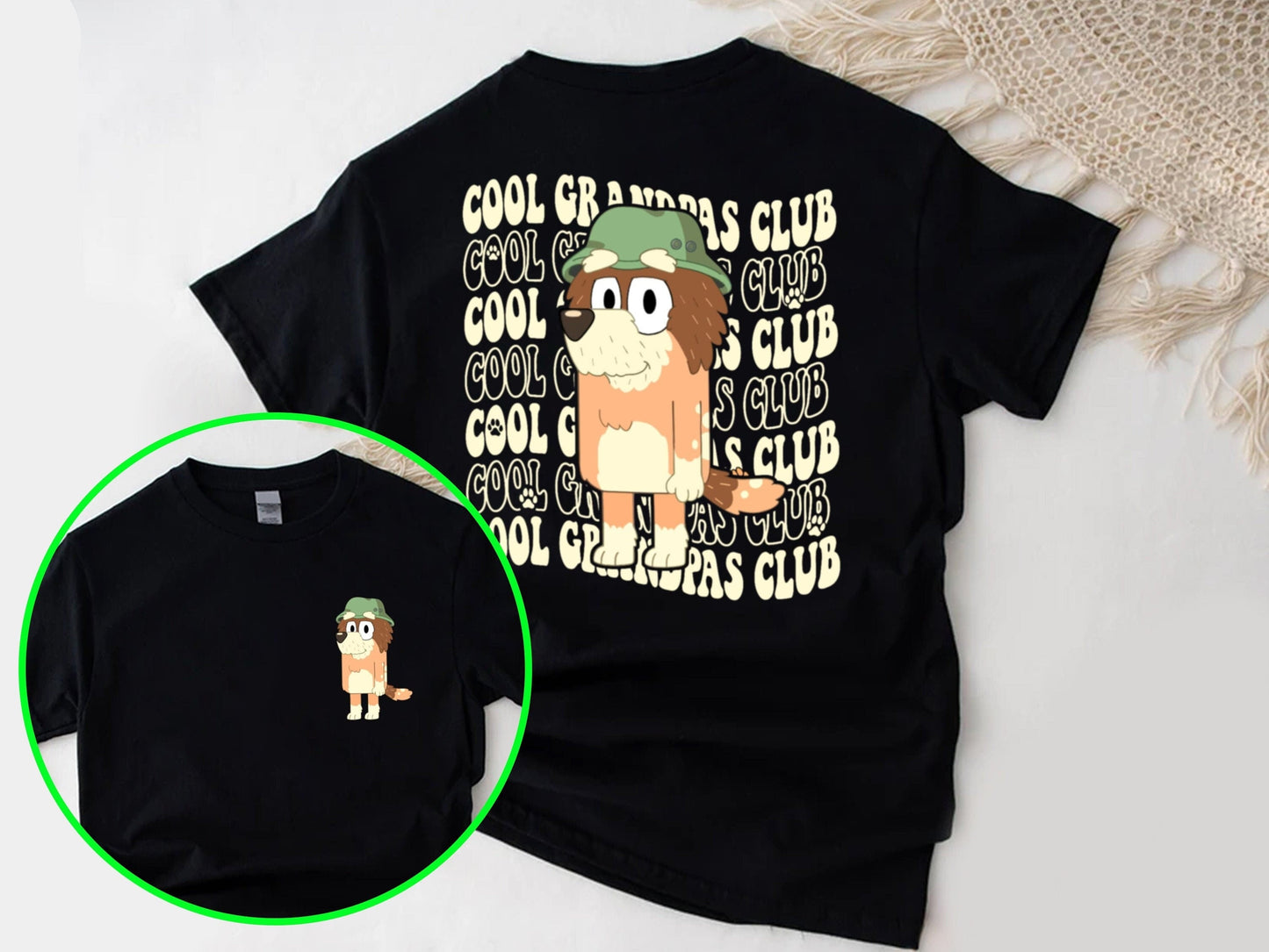 BlueyDad Cool Grandpas Club Shirt, BlueyDad Grandpa T-Shirt