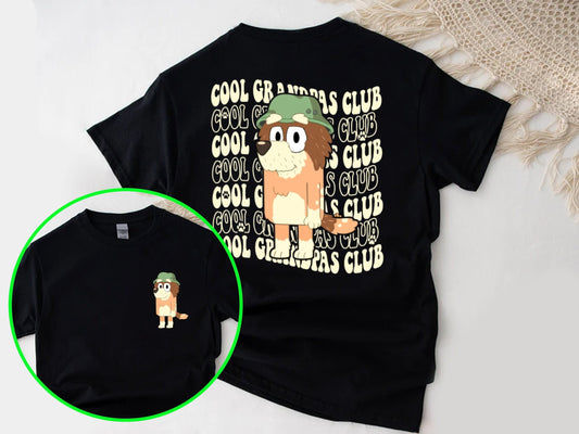 BlueyDad Cool Grandpas Club Shirt, BlueyDad Grandpa T-Shirt
