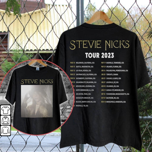 Stevie Nicks Tour 2023 Shirt V1, Fleetwood Mac Band Tour 2023 Double Sides shirt