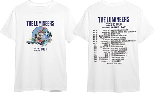 The Lumineers 2023 US Tour Dates Shirt, The Lumineers 2023 US Tour with Special Guest James Bay Shirt