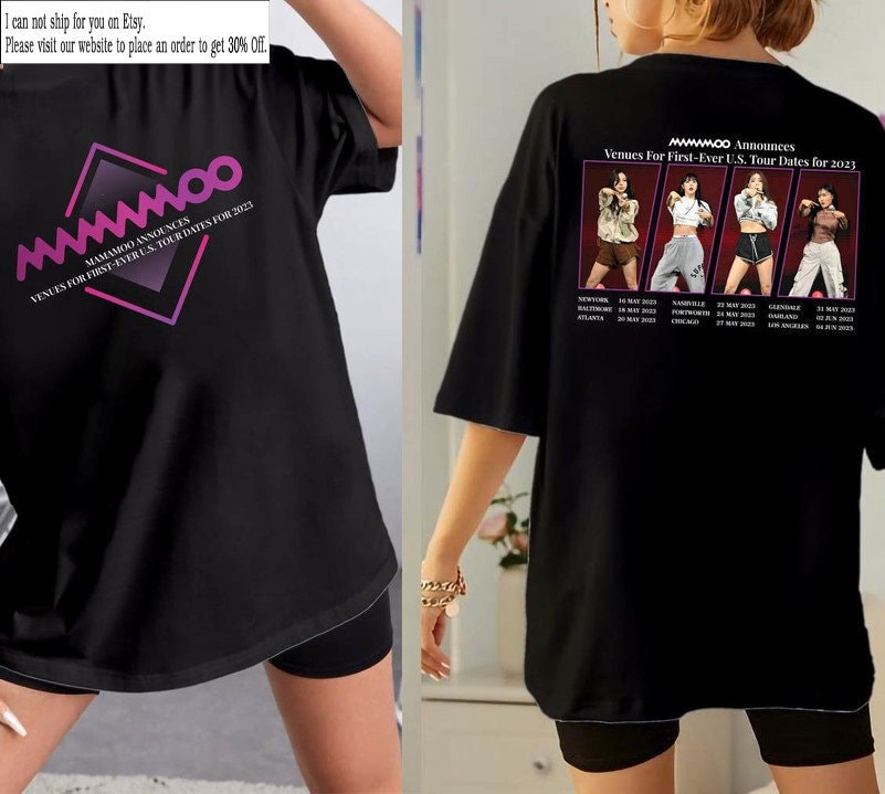 Mamamoo 2023 Shirt, Mamamoo My Con Tour T-Shirt, Hwasa Shirt, Kpop Fan T-shirt