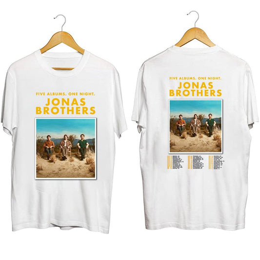 Jonas Brothers Five Albums One Night Tour 2023 Shirt
