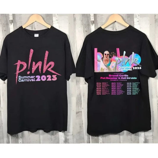 Pink Summer Carnival 2023 Tour Merch, Summer Carnival Pink On Tour Tee Pink Fan Gift