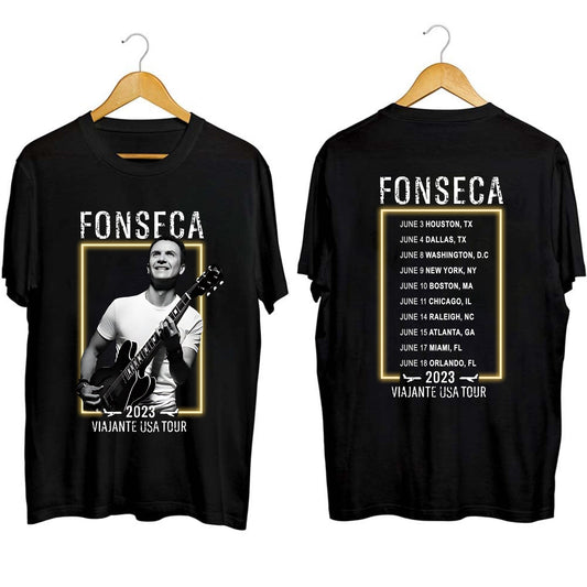 Fonseca Viajante USA Tour 2023 Shirt, Fonseca Fan Shirt, Fonseca 2023 USA Concert Shirt