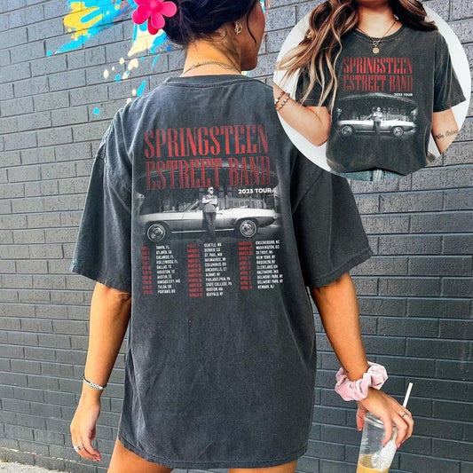 Colors Bruce Springsteen And The E Street Band Tour 2023 T-Shirt