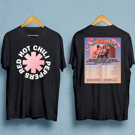 Vintage Red Hot Chili Peppers Band Tour 2023 Shirt