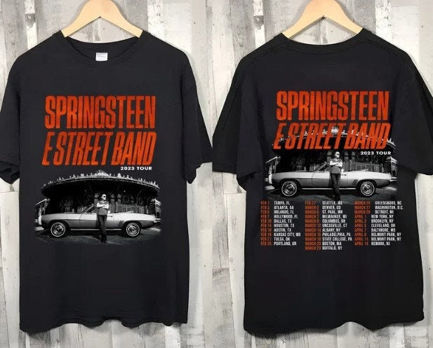 Bruce Springsteen And The E Street Band Tour 2023 T Shirt