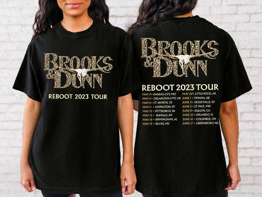 Brooks & Dunn 2023 Tour Shirt Leopard For Fan, Vintage Country Music shirt