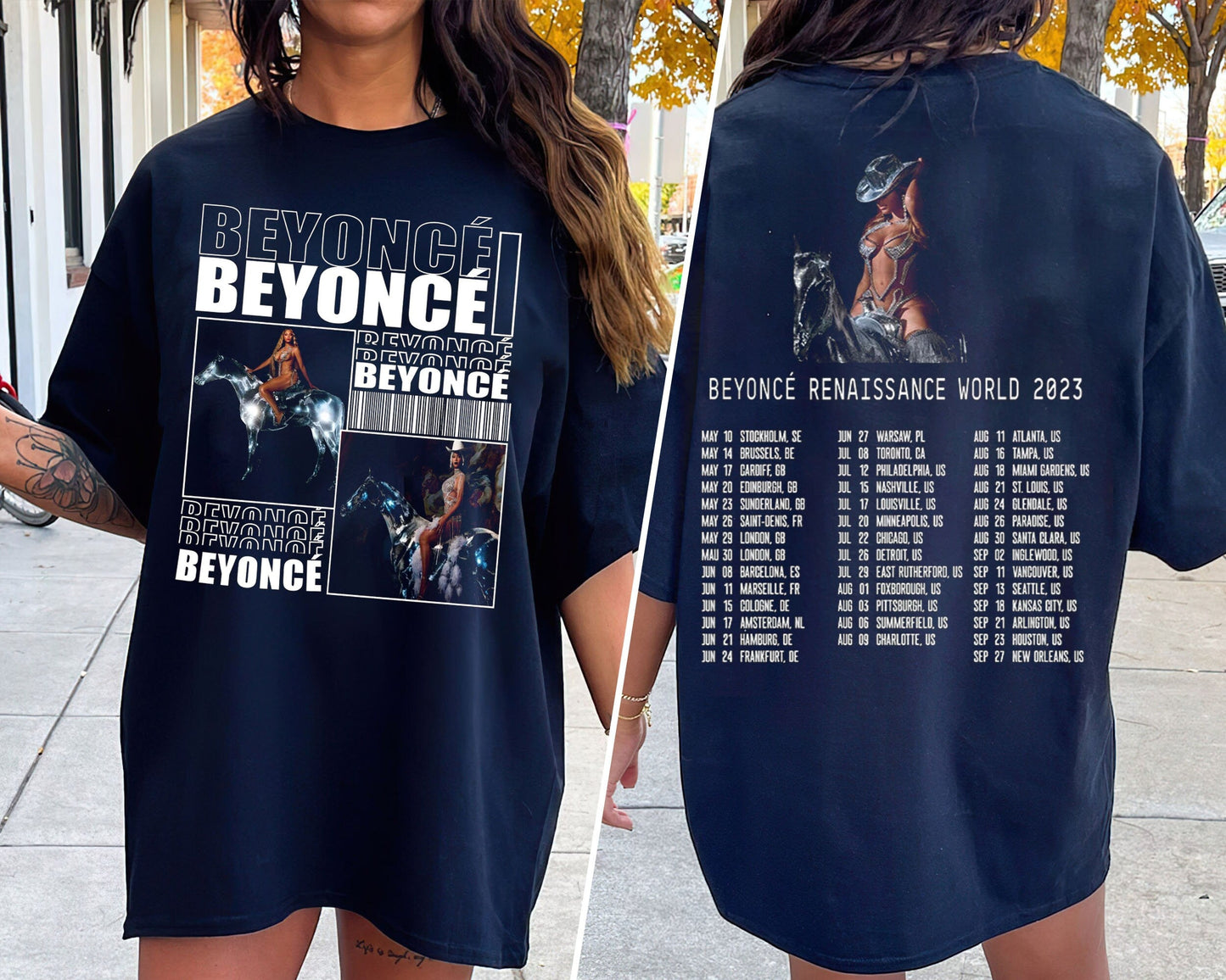Renaissance Tour 2023 2sidesShirt, Beyonce New Album, Beyonc 2023 Tour Merch