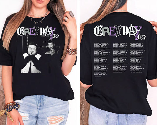 Suicideboy 2023 Tour Double Sided Shirt, Grey Day Tour Shirt