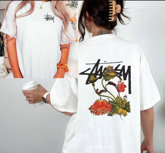 Stssy T-Shirt Graphic Handmade Clothing