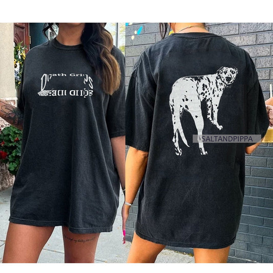2023 Death Grips Dalmatian Black T-Shirt, Death Grips Merch