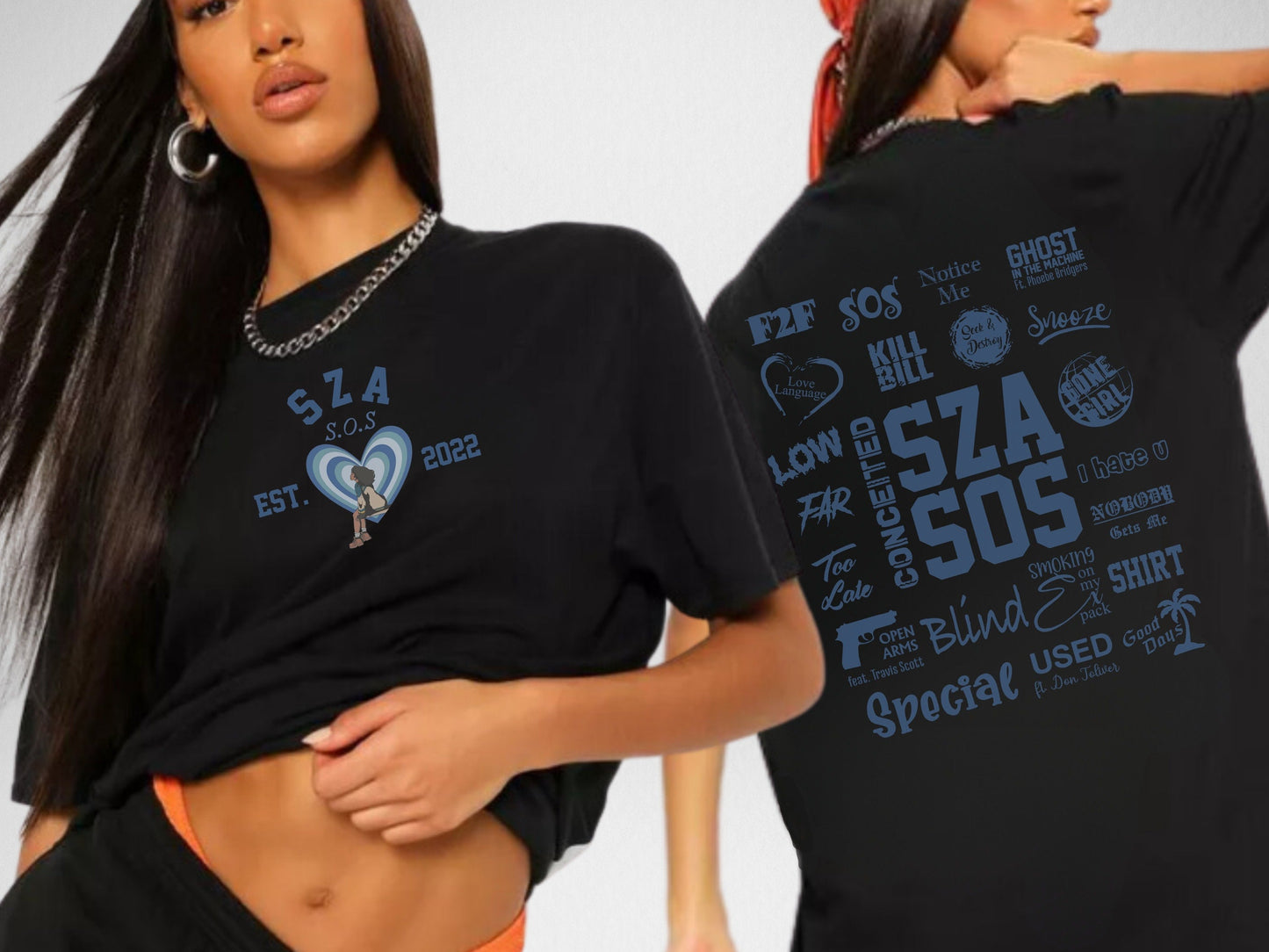 SZA SOS Shirt, sza Merch | S.O.S Album | Kill Bill Shirt