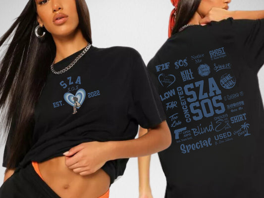 SZA SOS Shirt, sza Merch | S.O.S Album | Kill Bill Shirt