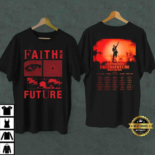 Faith In The Future World Tour 2023 T-Shirt, World Tour 2 side Tshirt
