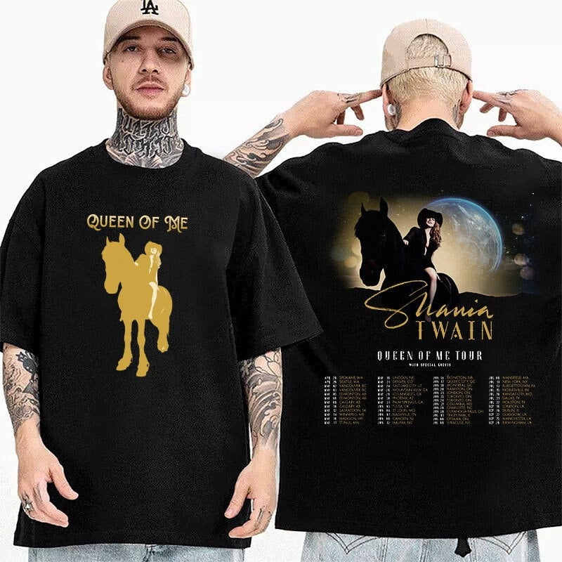 Vintage Shania Twain Shirt, Two Sides Queen of Me Tour Shirt