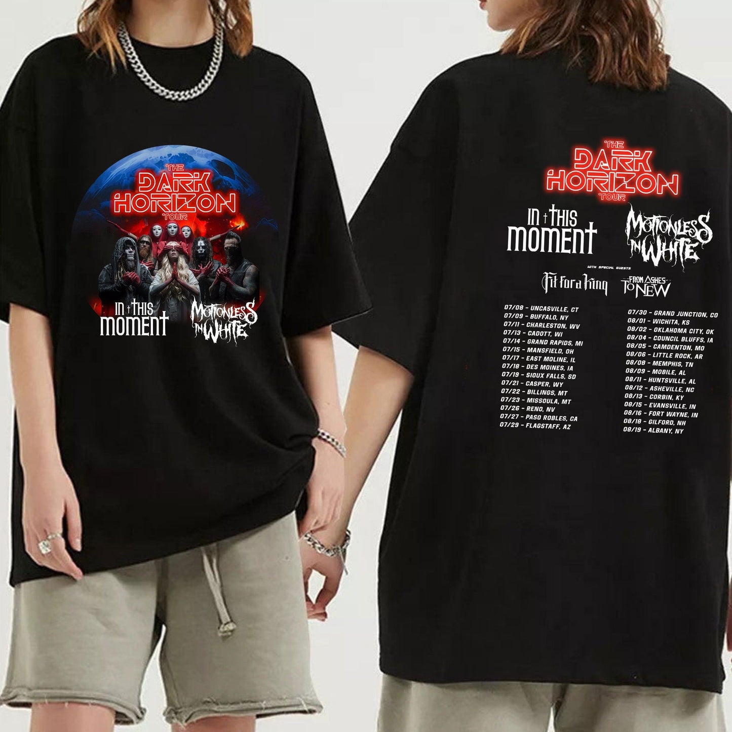 Dark Horizon Co-Headline Tour Shirt - 2023 Music Event Tee