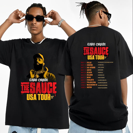 Eladio Carrin 2023 Concert Shirt, Eladio Carrin US Tour 2023 Shirt, Rapper Eladio Carrin Fan