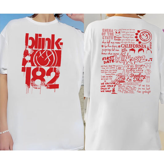 Bl!nk-182 World Tour shirt, B182 Band 2023 Shirt, 182 World Tour 2023 Shirt