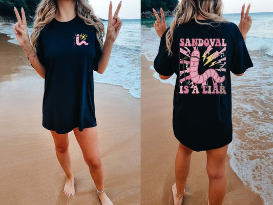 Worm With A Mustache 2 Sided Shirt, Tom Sandoval T-Shirt