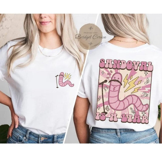 Youre A Worm With A Mustache Shirt, Vanderpump Rules, Scandoval's Is A Liar Shirt