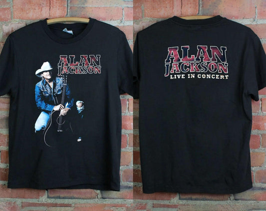Vintage 90s Alan Jackson American Country Singer
