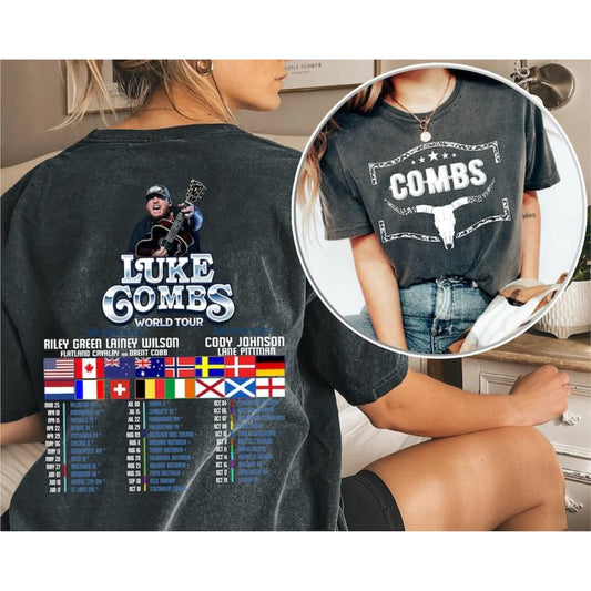 Lukee Comb Tour T-Shirt , Lukee Comb Merch , Lukee Comb Concert