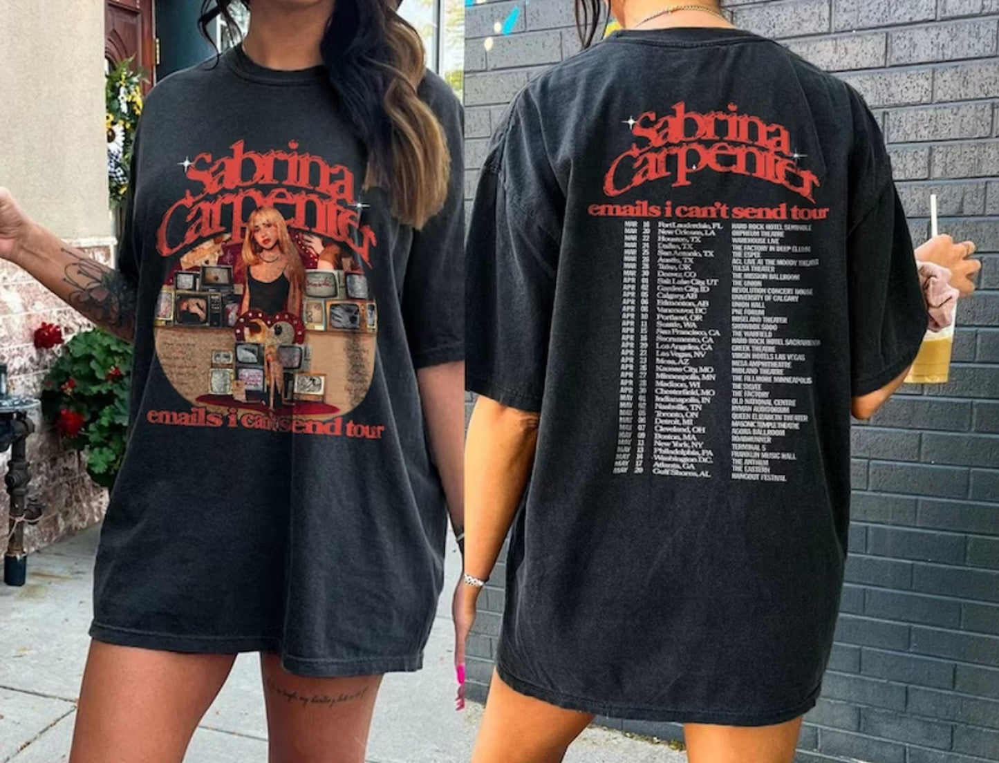 Emails I Can't Send Tour 2023 Shirt, Sabrina Carpenter Tshirt