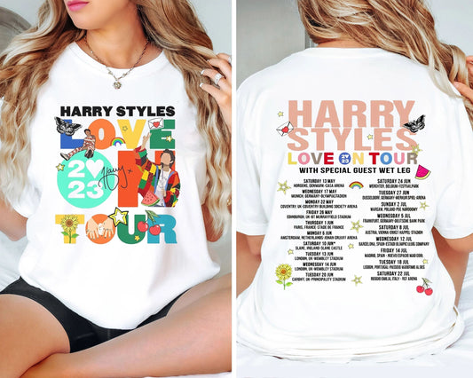 Love On Tour 2023 2 Sides Unisex Styles Tshirt