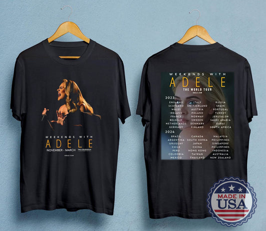 Adele Tour 2022-2023 , Weekends with Adele Concert Shirt