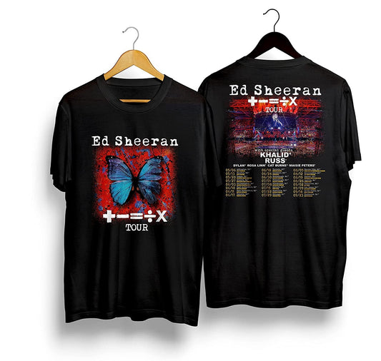 Ed Sheerran Tour 2023 Shirt, Ed Sheerran Mathematics Tour T Shirt
