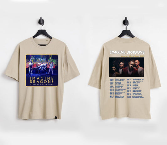 2023 Imagine Dragon Mercury World Tour T-Shirt, Imagine Dragon T-Shirt