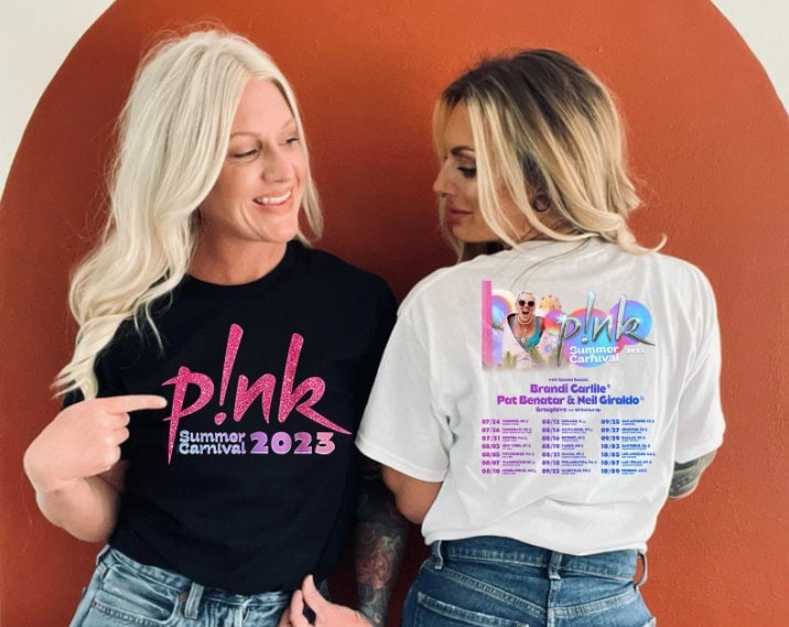 P!nk Pink Singer Summer Carnival 2023 Tour T-Shirt, Music Tour 2023 Shirt