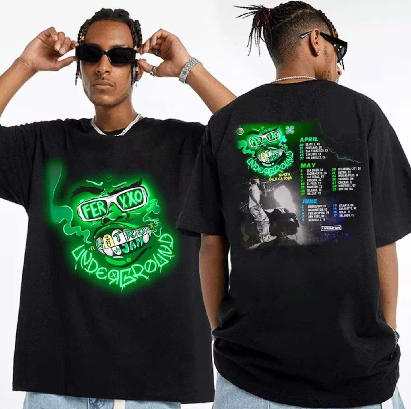 Feliz Feid Shirt, A Tour Of The Ferxxo Tour 2023, FEID North America 2023 Tour Shirt