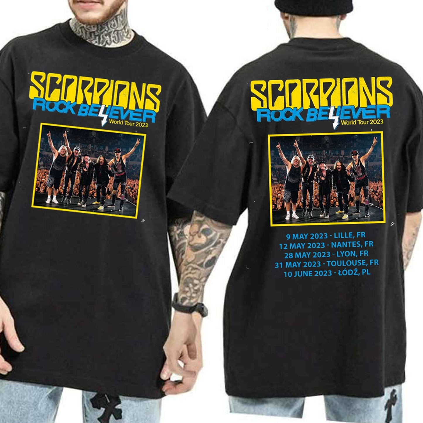 Scorpions The Europe Leg of The 2023 Rock Believer World Tour Shirt