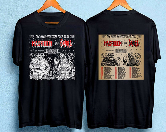 2023 Music Tour Shirt Gojira And Mastodon Shirt, Gojira And Mastodon Tour Shirt