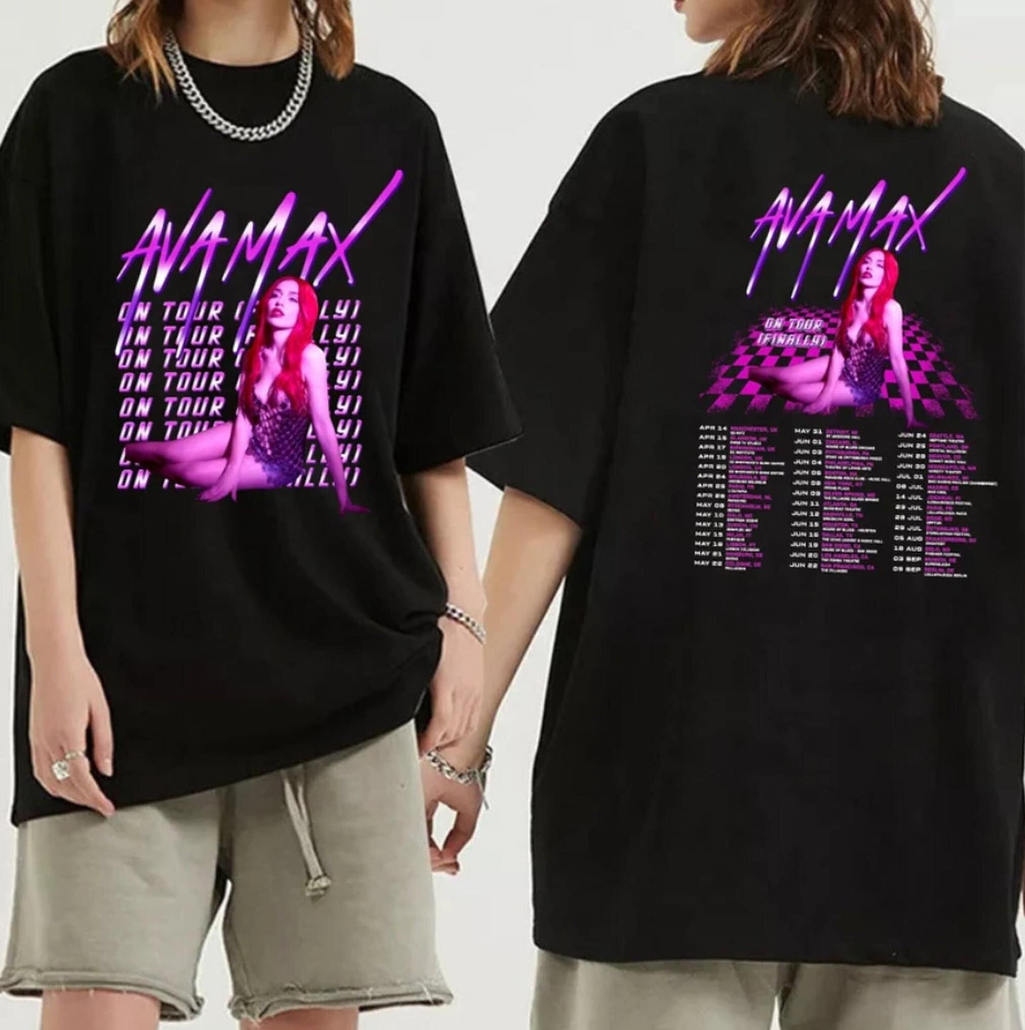 Ava Max 2023 On Tour Finally Shirt, Ava Max New Tour 2023 Shirt