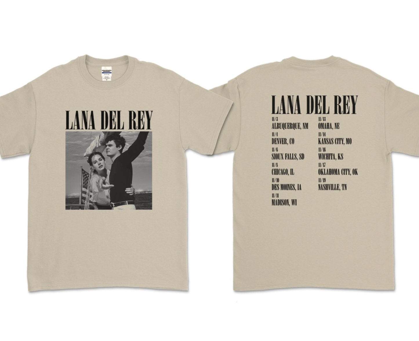 Lana Del Rey Norman Rockwell Tour T-shirt Lana Del Rey UO Exclusive Album Tee
