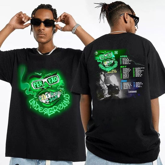 FELIZ CUMPLEAOS Ferxxo 2023 Tour Shirt, Feliz Feid Shirt, A Tour Of The Ferxxo Tour 2023 Shirt Hot 2023