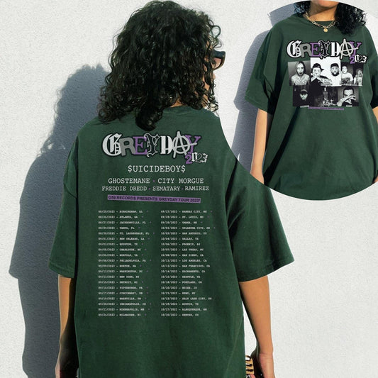 Grey Day Tour 2023 Suicideboys shirt, Suicideboys Hip Hop Shirt
