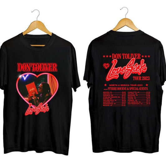 D%on To%l%iver Lo%ve Si%ck Tour 2023 Double Sided T-Shirts