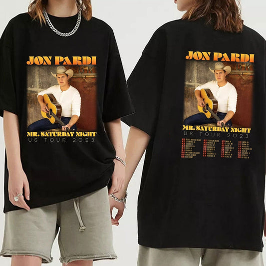 Jon Pardi Country Music Shirt, The Mr. Saturday Night World Tour 2023 Shirt